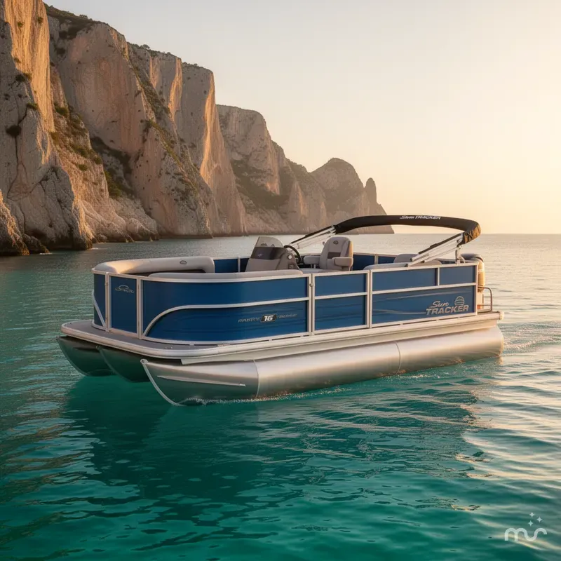 The Image of Sun Tracker Party Barge 16 DLX 2026 - 0