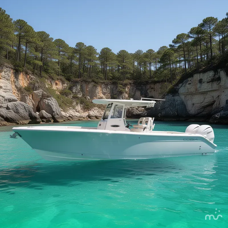 Slide: The Image of Cobia 285 Open Center Console 2026 - 2