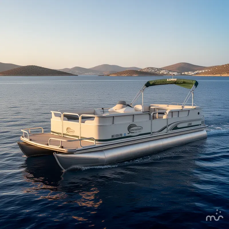 Slide: The Image of SunCruiser -Lowe Trinidad Pontoon 2001 - 2