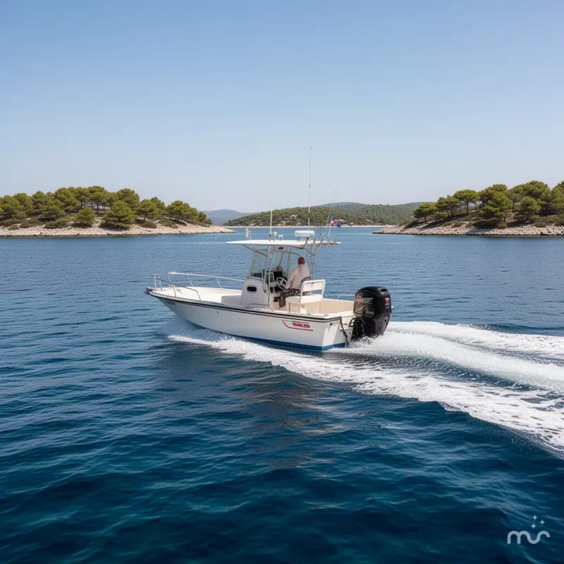 Slide: The Image of Boston Whaler Outrage 20 1978 - 2