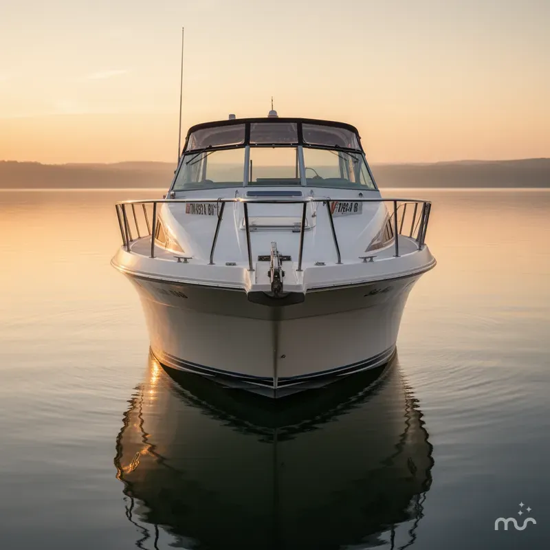 Slide: The Image of Sea Ray 340 Express Cruiser 1987 - 2