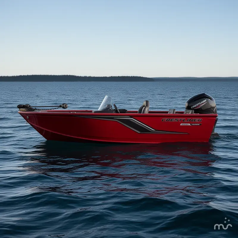 Slide: The Image of Crestliner 1650 Hawk Side Console 2025 - 0