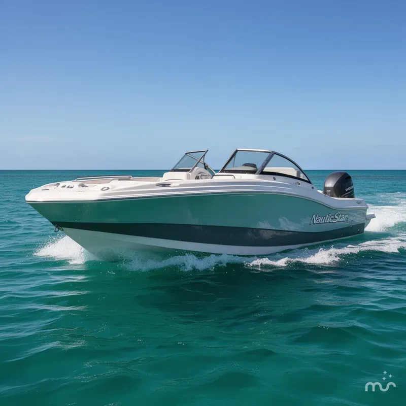 Slide: The Image of NauticStar 223 DC Deck 2022 - 2