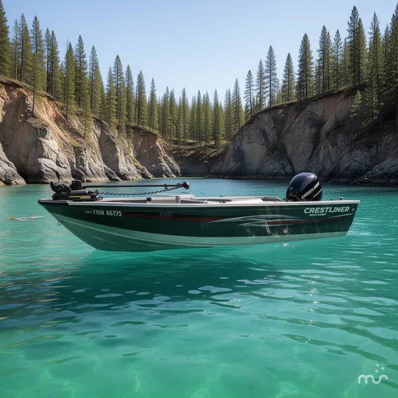 Slide: The Image of Crestliner 1650 Fish Hawk 2013 - 2