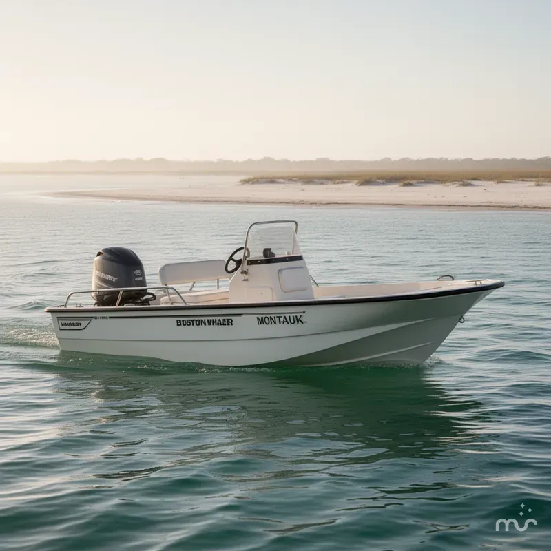 Slide: The Image of Boston Whaler 150 Montauk 2014 - 0