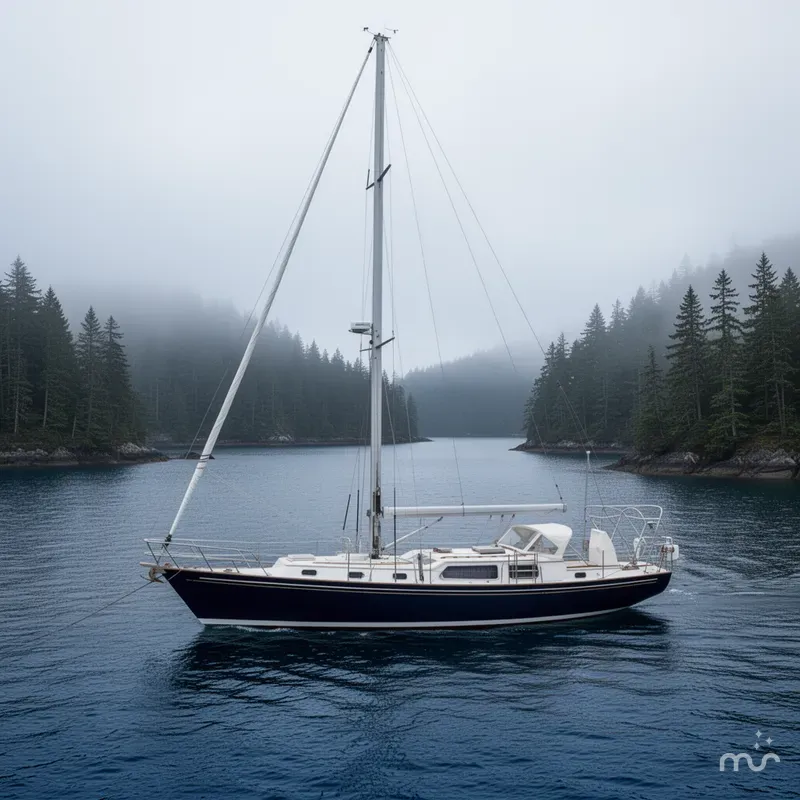 Slide: The Image of Able 42 Custom Yacht 1990 - 2