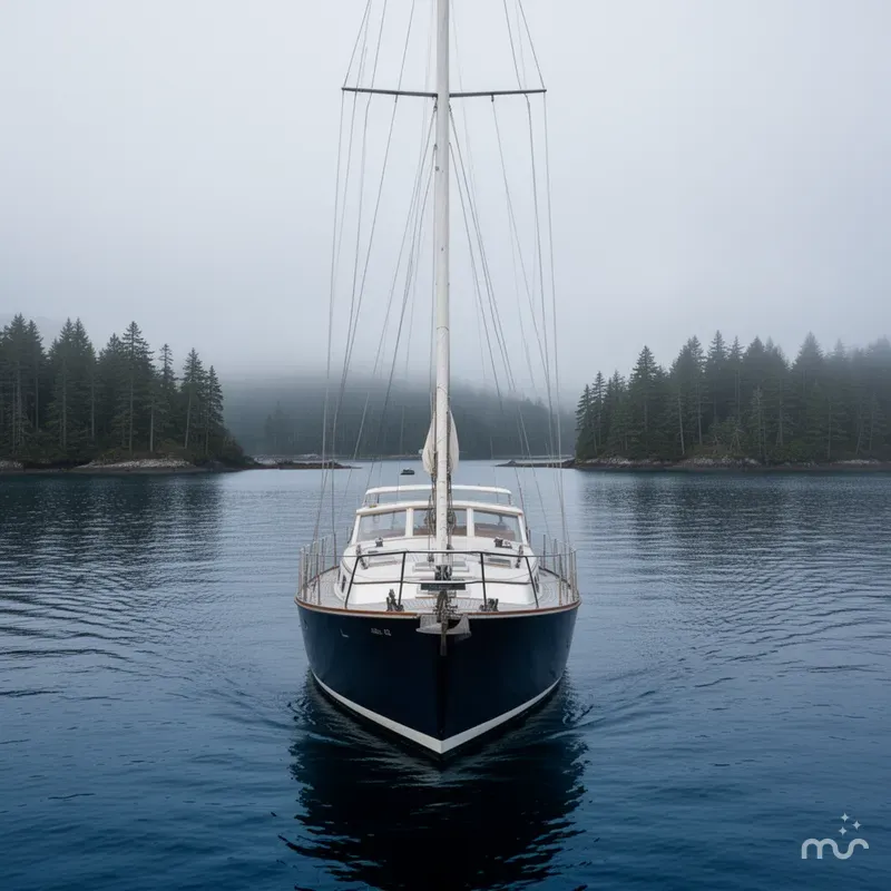 Slide: The Image of Able 42 Custom Yacht 1990 - 3