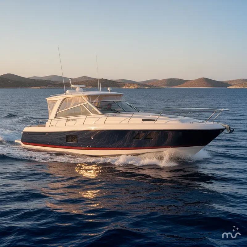 Slide: The Image of Intrepid 475 Sport Yacht 2018 - 4