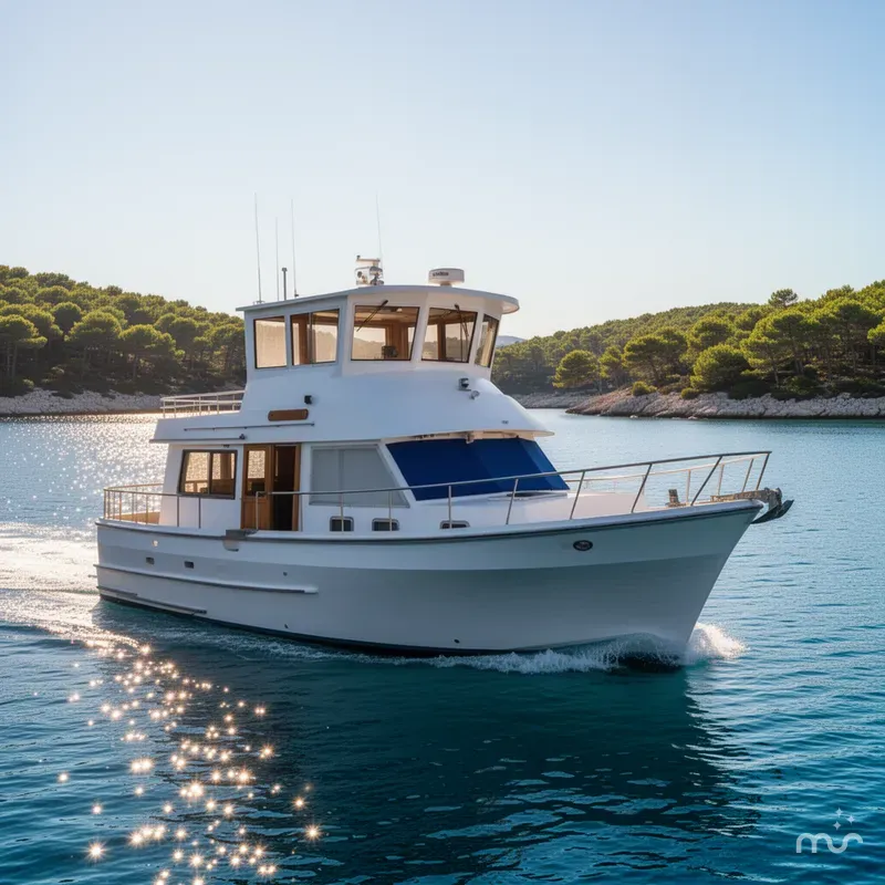 The Image of CHB 42 Aft Cabin Trawler 1985 - 0
