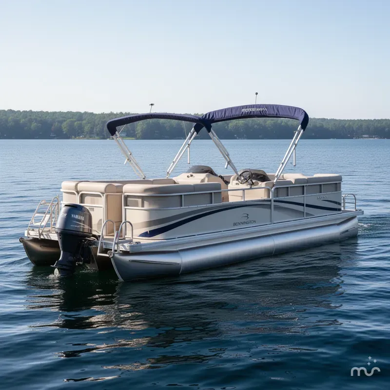 Slide: The Image of Bennington 2275 RL & 75HP Yamaha 4Stroke - $15,995 2005 - 0