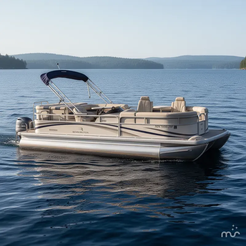 Slide: The Image of Bennington 2275 RL & 75HP Yamaha 4Stroke - $15,995 2005 - 1