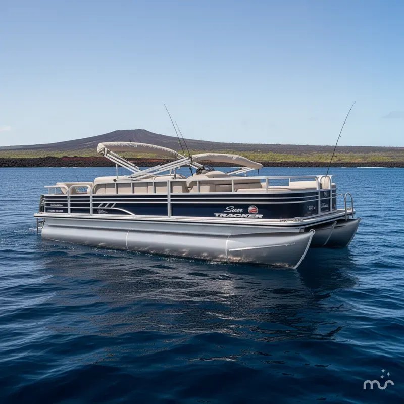 The Image of Sun Tracker Fishin' Barge 22 DLX 2023 - 0