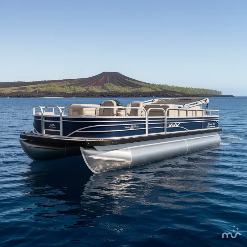 Slide: The Image of Sun Tracker Fishin' Barge 22 DLX 2023 - 2
