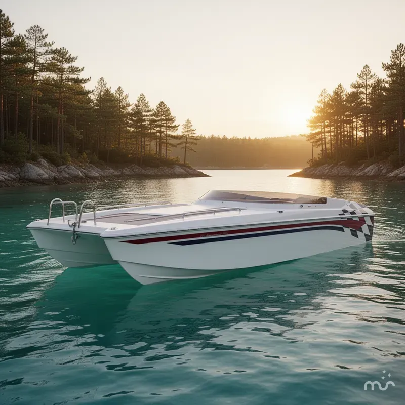 Slide: The Image of Eliminator 25ft Performance Open Bow Catamaran 1999 - 2