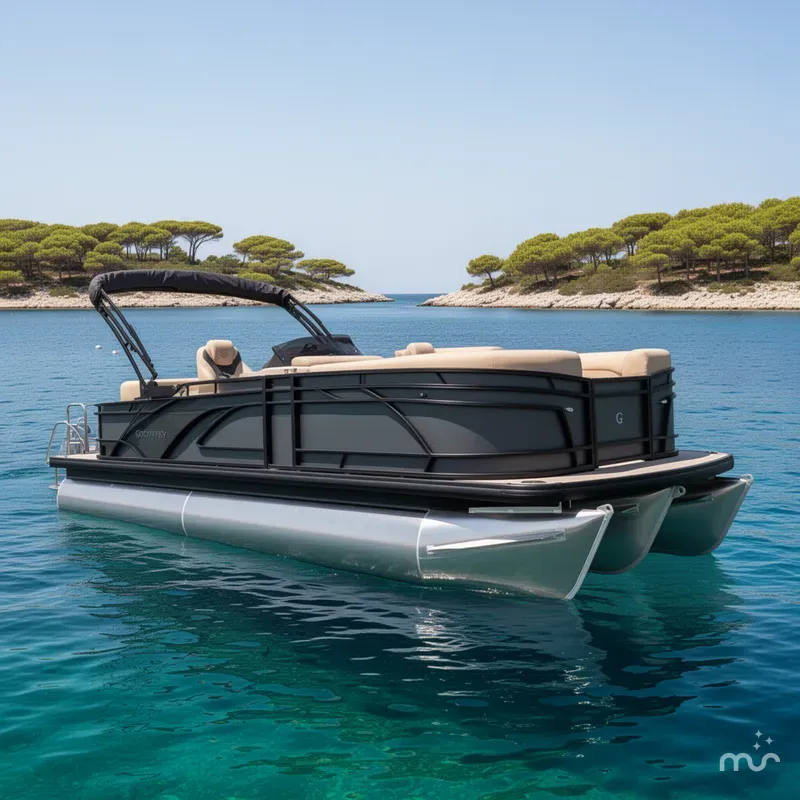 The Image of Godfrey Monaco 23' Single Flip Lounge Tritoon - 235 SFLC 2027 - 0