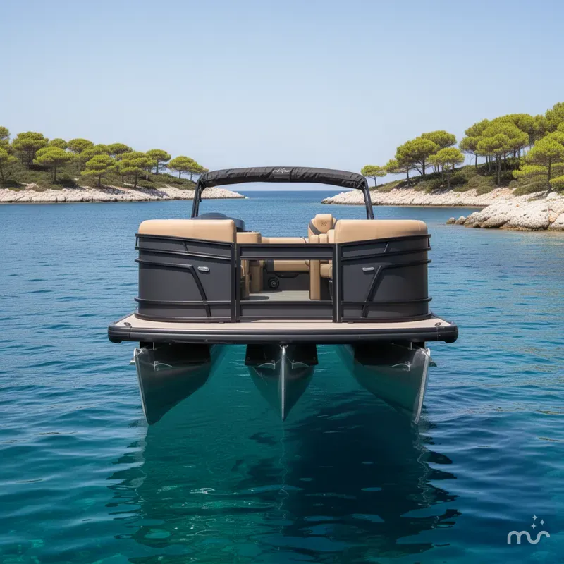 Slide: The Image of Godfrey Monaco 23' Single Flip Lounge Tritoon - 235 SFLC 2027 - 1