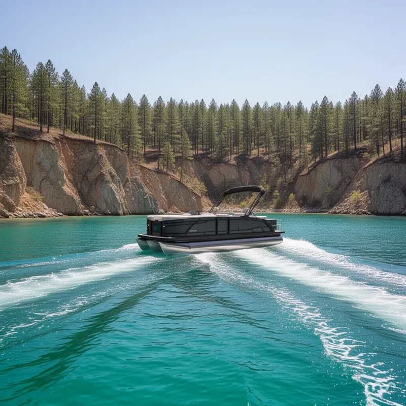Slide: The Image of Godfrey Monaco 23' Single Flip Lounge Tritoon - 235 SFL 2027 - 1