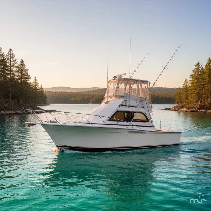 Slide: The Image of Egg Harbor 35 Sport Fisherman 1989 - 2