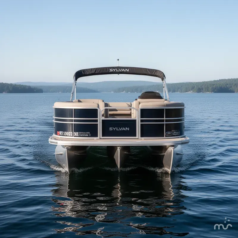 Slide: The Image of Sylvan Mirage 820 & 90HP Mercury 4Stroke - $21,995 2015 - 2