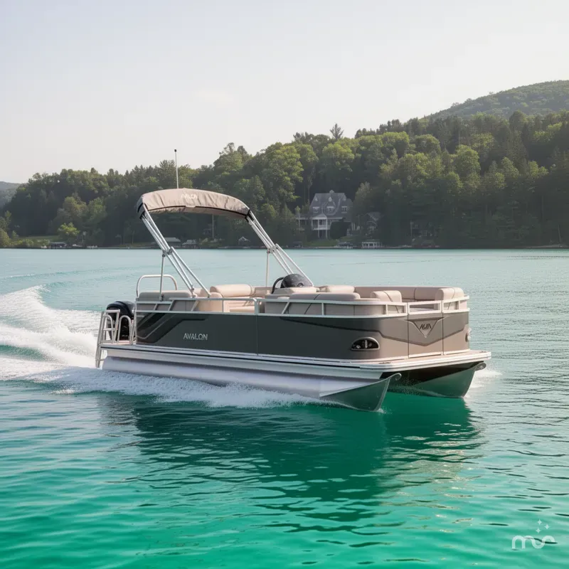 The Image of Avalon Venture Quad Lounge - 19 FT w/ 60HP Mercury! 2026 - 0