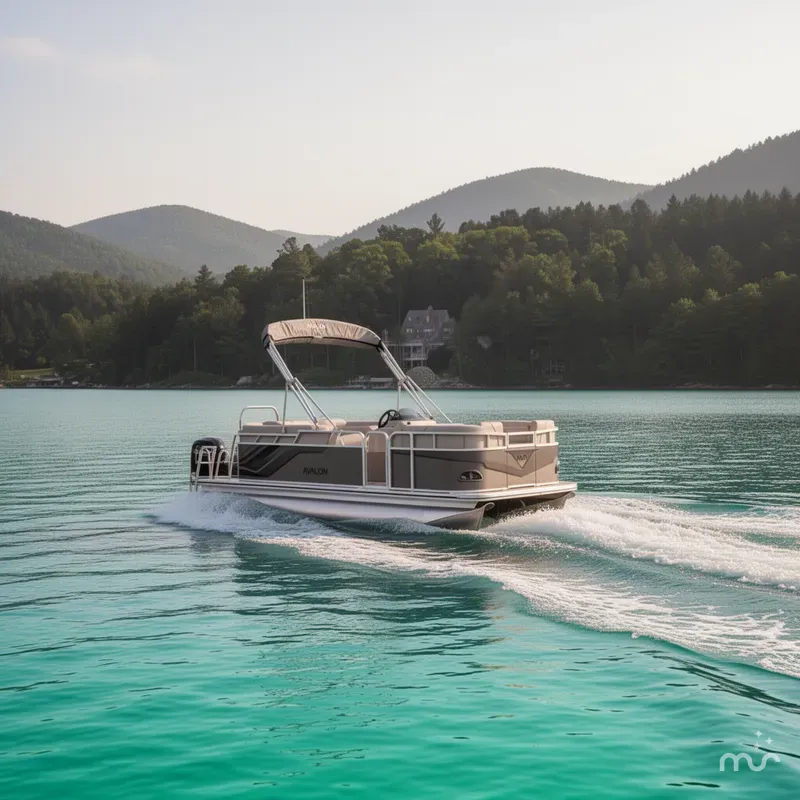 Slide: The Image of Avalon Venture Quad Lounge - 19 FT w/ 60HP Mercury! 2026 - 1