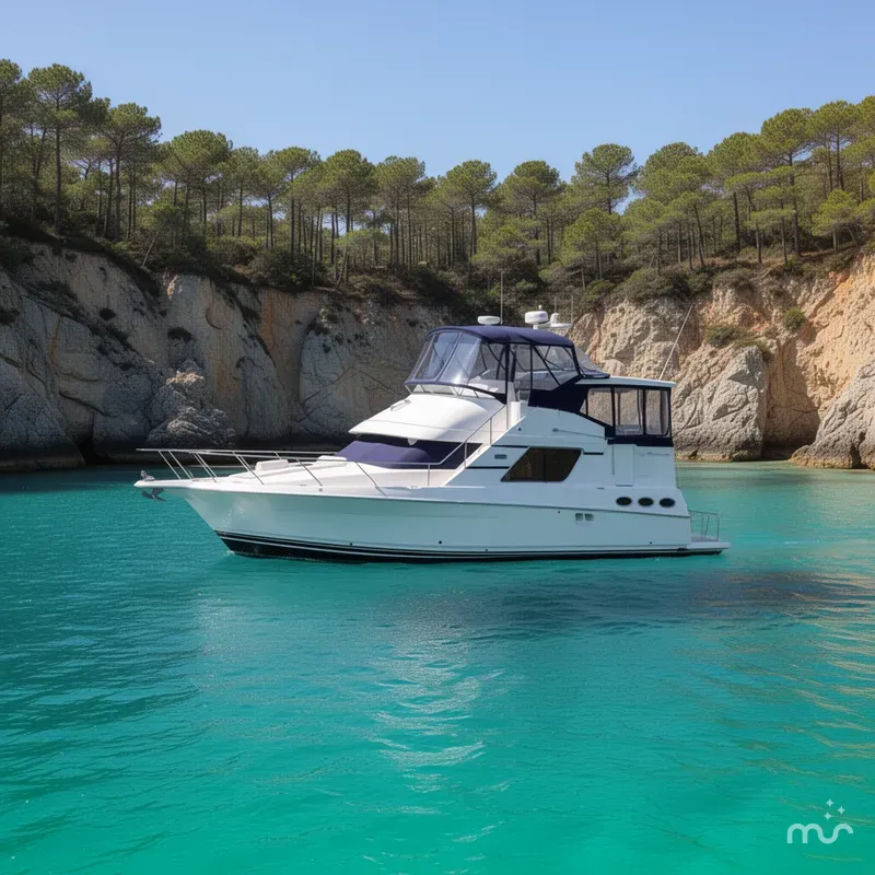 Slide: The Image of Silverton 392 Motor Yacht 2001 - 2