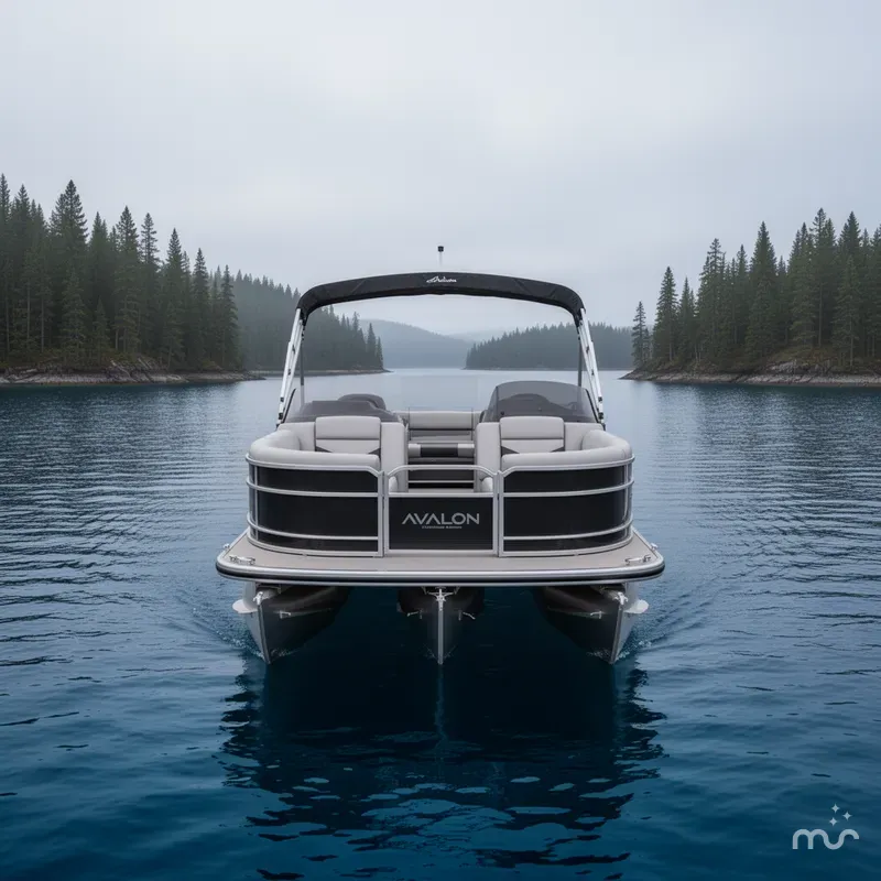 Slide: The Image of Avalon Excalibur Carbon Series Elite Windshield - 27 FT w/ Twin 400HP Mercury V10's! 2026 - 3