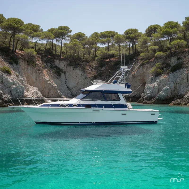 Slide: The Image of Mediterranean 38 Convertible 1988 - 2