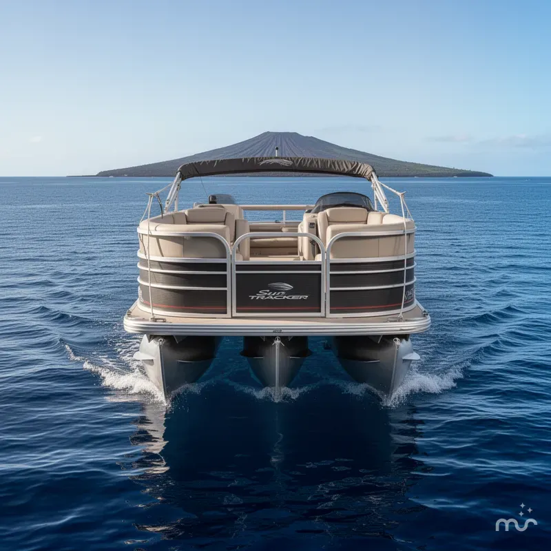 Slide: The Image of Sun Tracker Party Barge 22 Sport Fish 2015 - 1