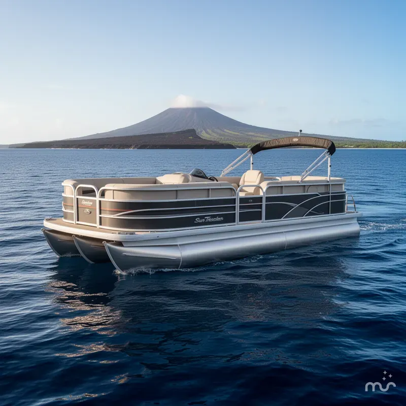 Slide: The Image of Sun Tracker Party Barge 22 Sport Fish 2015 - 2
