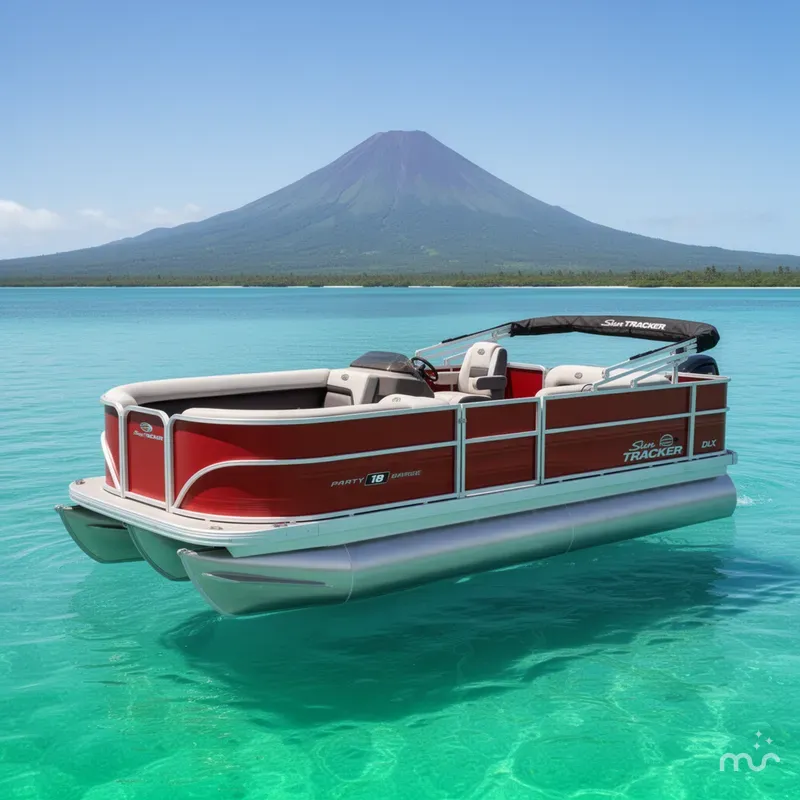 The Image of Sun Tracker Party Barge 18 DLX 2026 - 0