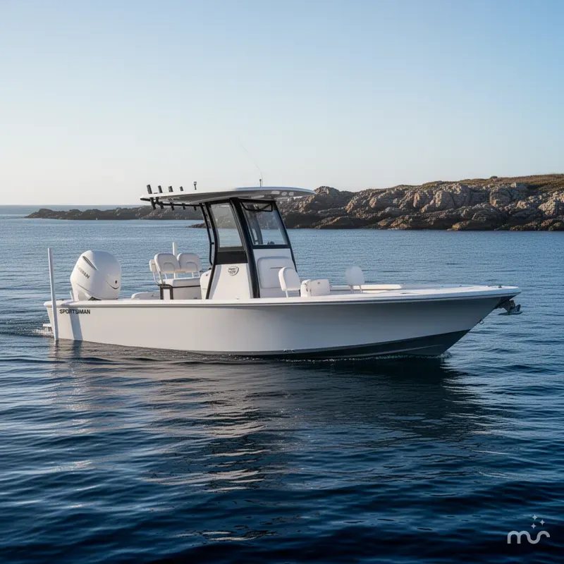 Slide: The Image of Sportsman Masters 247 Bay Boat 2026 - 2