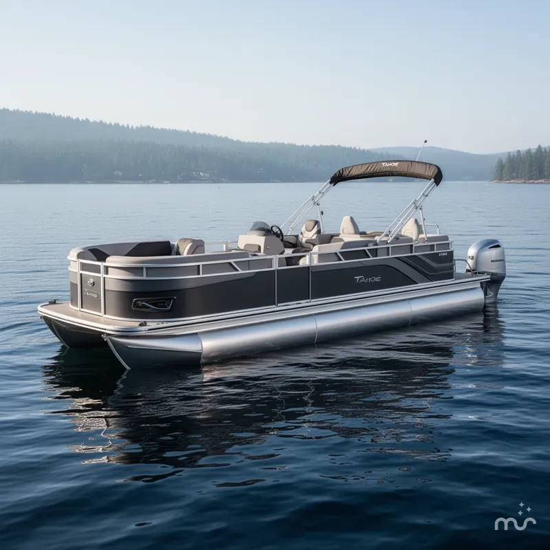 Slide: The Image of Tahoe Sport 2385 Rear Fish Tritoon & Honda 4-Stroke EFI 2026 - 1