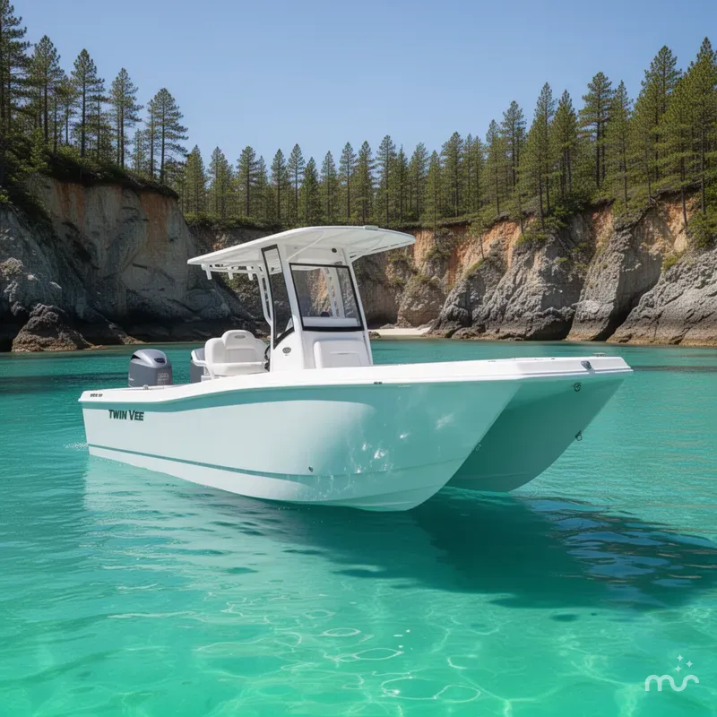 Slide: The Image of Twin Vee 220 Baycat 2026 - 2