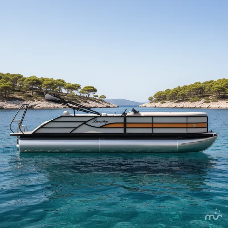 Slide: The Image of Bentley Pontoons 223 Legacy Swingback 2027 - 2