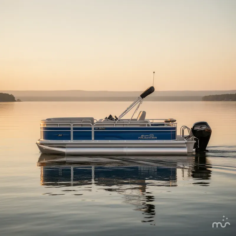 Slide: The Image of Sun Tracker Fishin' Barge 20 DLX 2026 - 1