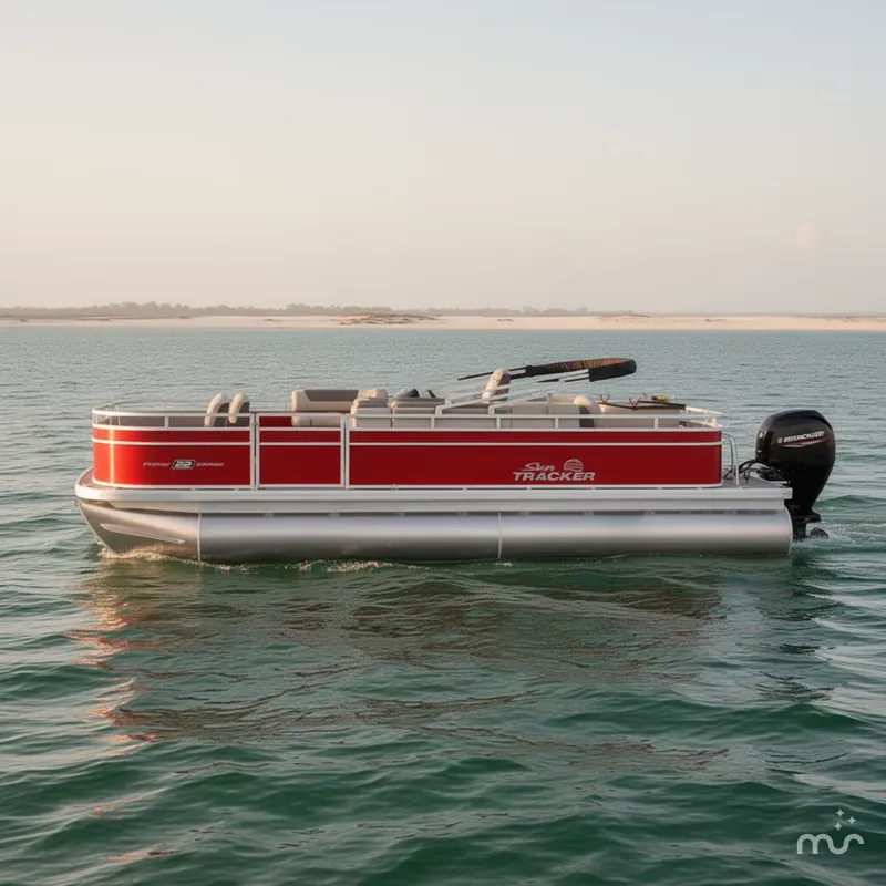 Slide: The Image of Sun Tracker Fishin' Barge 22 DLX 2026 - 1