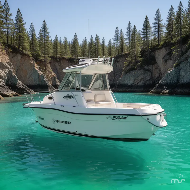 Slide: The Image of Seaswirl Striper 2301 Walkaround O/B 2002 - 2