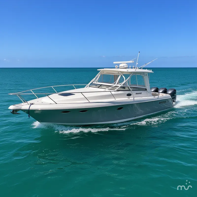 Slide: The Image of Intrepid 390 Sport Yacht 2012 - 2