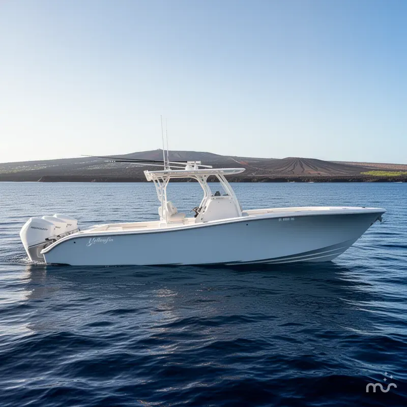 Slide: The Image of Yellowfin 34 Offshore 2025 - 2
