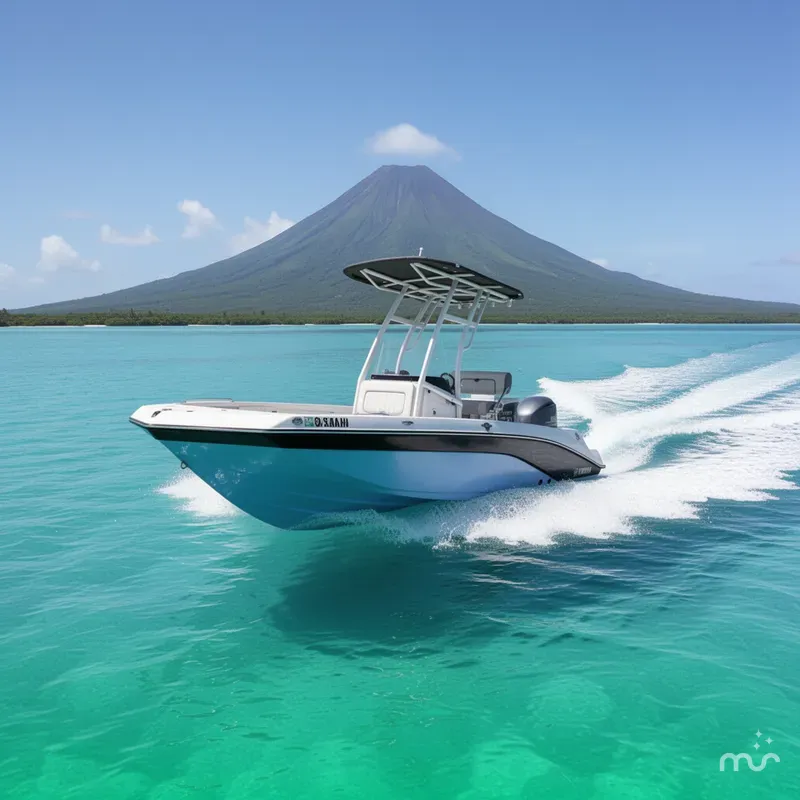 Slide: The Image of Yamaha 195 FISH SPORT-POWDER BLUE-ALUMINUM 2024 - 4
