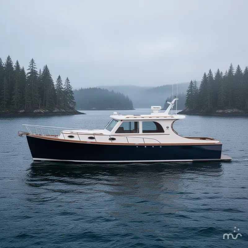 Slide: The Image of Gorbon Custom Downeast 40 2007 - 2