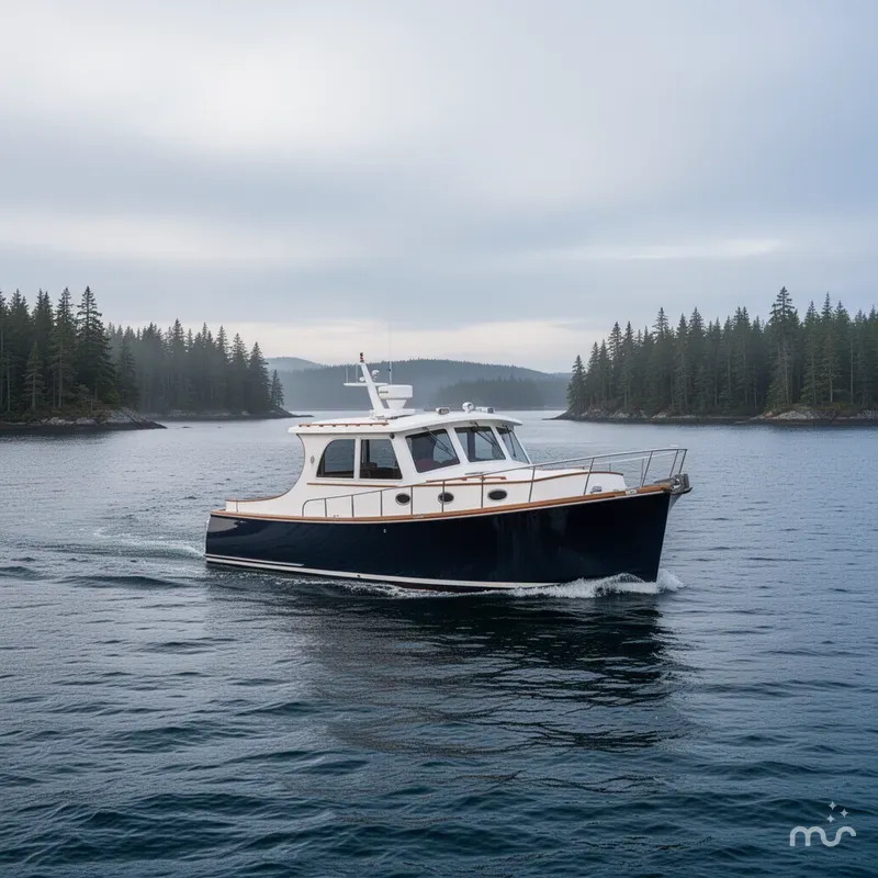 Slide: The Image of Gorbon Custom Downeast 40 2007 - 4