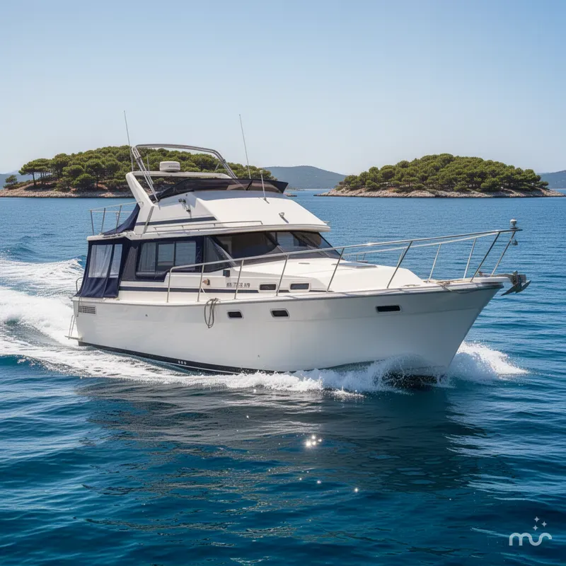 Slide: The Image of Bayliner 3270 Motoryacht 1986 - 2