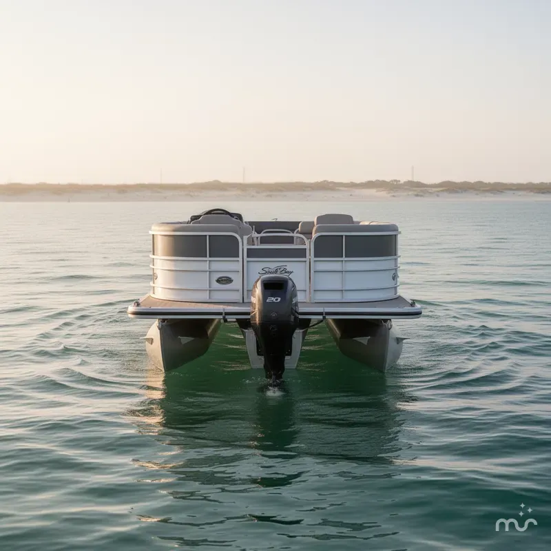 Slide: The Image of South Bay 200 Series 23 FOOT-150HP TRITOON 2018 - 2