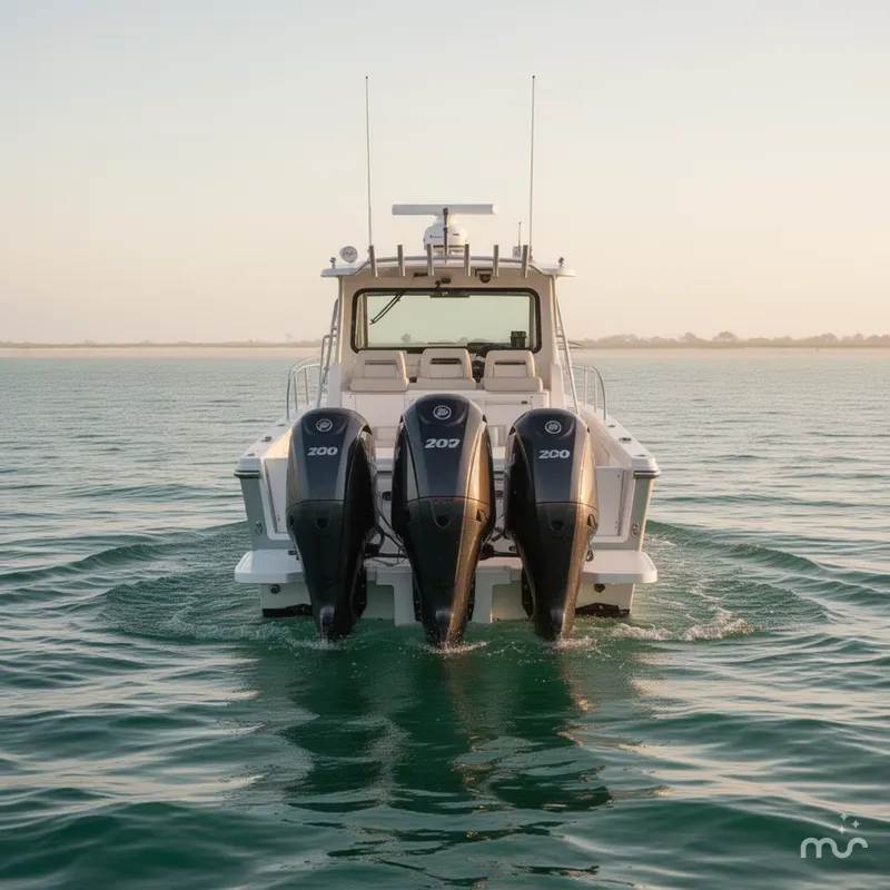 Slide: The Image of Parker Marine 227 Explorer WITH AC AND SEAKEEPER RIDE 2026 - 2