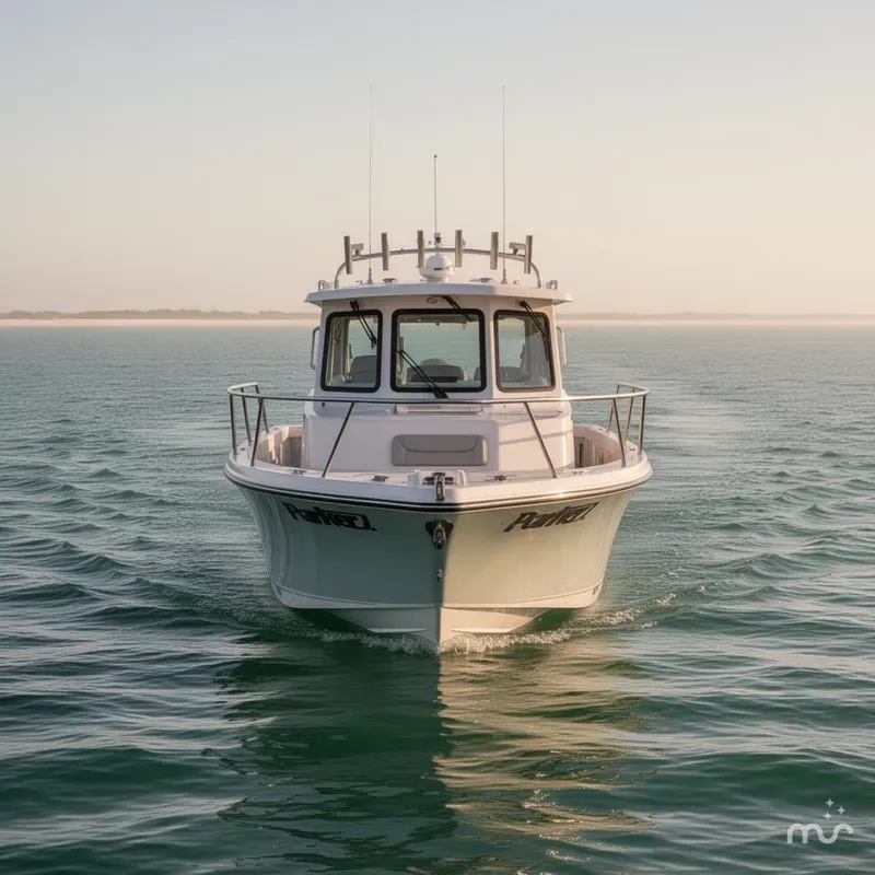Slide: The Image of Parker Marine 227 Explorer WITH AC AND SEAKEEPER RIDE 2026 - 3