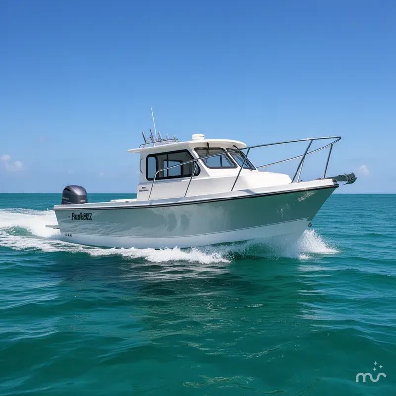 Slide: The Image of Parker Marine 227 Explorer WITH AC AND SEAKEEPER RIDE 2026 - 0