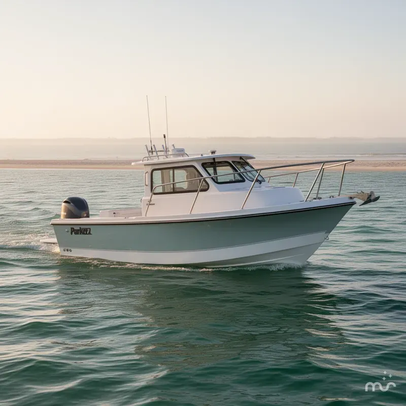 Slide: The Image of Parker Marine 227 Explorer WITH AC AND SEAKEEPER RIDE 2026 - 0