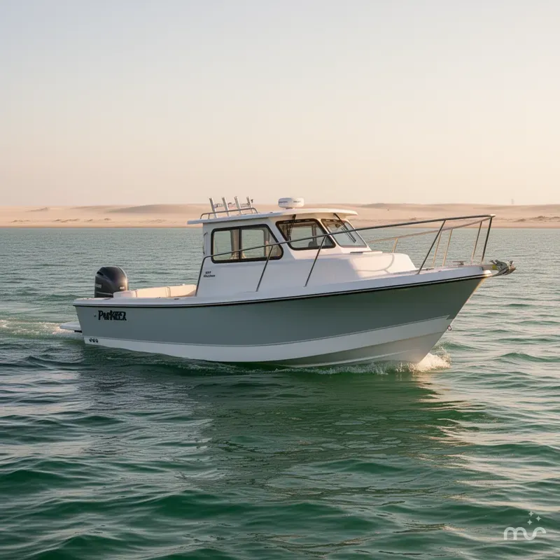 Slide: The Image of Parker Marine 227 Explorer WITH AC AND SEAKEEPER RIDE 2026 - 0